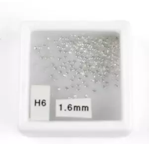 VS1 1.6mm Natural Diamond | H Colour | Round Brilliant Cut - Picture 1 of 1