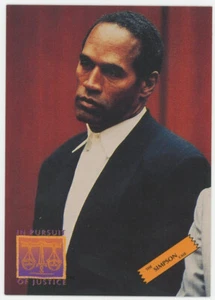 O.J. Simpson 1994 In Pursuit Of Justice #P7 Interlink News Service O.J. In Court - Picture 1 of 2