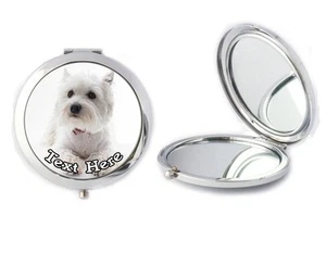Espejo Compacto Westie Personalizado Ideal Damas Cumpleaños Día de la Madre Regalo T33w - Imagen 1 de 1