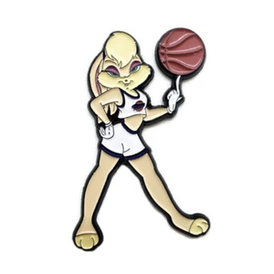 Lola Bunny Pin Metal Esmalte Baloncesto Pin Furry Bugs Cartoon Sexy Icon - Imagen 1 de 3