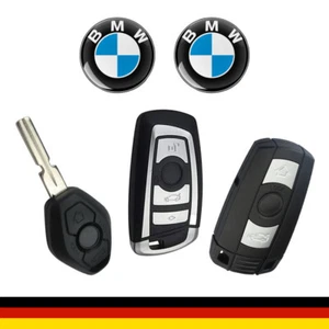 BMW Schlüssel Logo Emblem 11mm Epoxy Selbstklebend Key Sticker - Bild 1 von 2