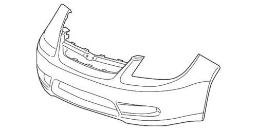 Cubierta de parachoques delantero genuina GM 2005-2007 Chevrolet Cobalt LS LT 2,2 L L4 19120182 Foto 1 de 2