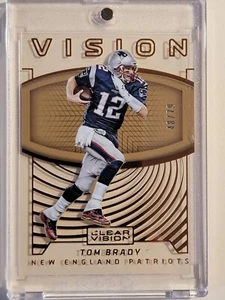 Tom Brady 2016 Clear Vision #12 Bronze 48/79 - Picture 1 of 2