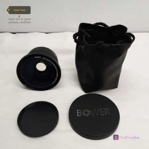 BOWER PRO DIGITAL HD DSLR MC AF 0.42 X 58mm MACRO JAPAN OPTICS LENS + CAPS - Picture 1 of 4