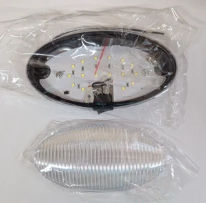 OPTRONICS- RVPLL13CB - LED PORCH OVAL W SWITCH BLACK BASE CLEAR (PK OF 1) - Picture 1 of 3