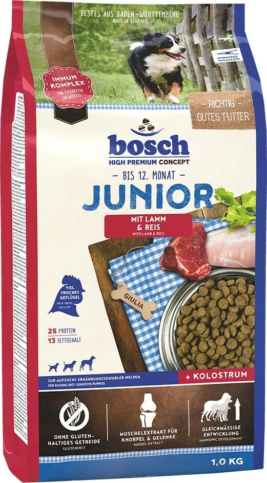 BOSCH Junior Lamm & Reis 1 kg - Bild 1 von 1