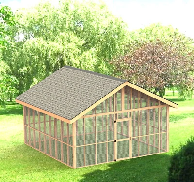 18' x 18' Screened-In Gazebo Building Plans 002 - Image 1 of 2