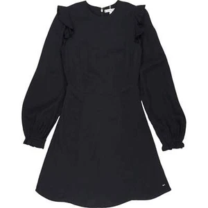 Tommy Hilfiger Black Crepe Mini Dress - Picture 1 of 4