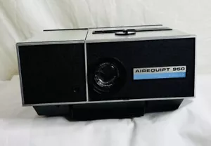 1968 Airequipt Automatic 950 Slide Projector In Case With Power and Remote-WORKS - Imagen 1 de 11