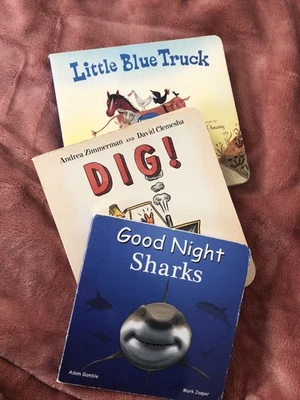 Lot of 3 Board Books for Kids Toddler Babies Preschool Truck Theme Boy / Girl - Image 1 of 4