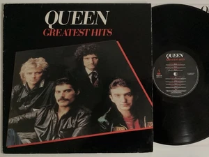 Queen, greatest hits VINYL LP 1981 original press, Freddie Mercury, play test (G - Imagen 1 de 4