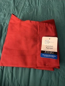 Rote Kochschürze für Erwachsene von Mainstays Neu mit Etikett - Bild 1 von 3