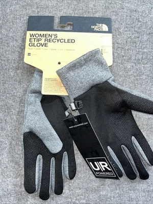 Guante para mujer THE NORTH FACE Etip reciclado, TNF gris mediano jaspeado talla pequeña Foto 1 de 4