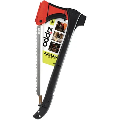 Sierra de hacha Zippo 3 en 1 hacha de campamento hacha sierra mazo supervivencia camping multiherramienta Foto 1 de 4