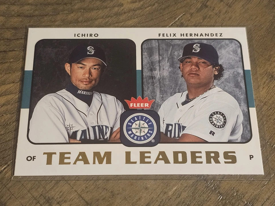 2006 Fleer Ichiro/Felix Hernandez Team Leaders Insert Nmmt - Image 1 of 3