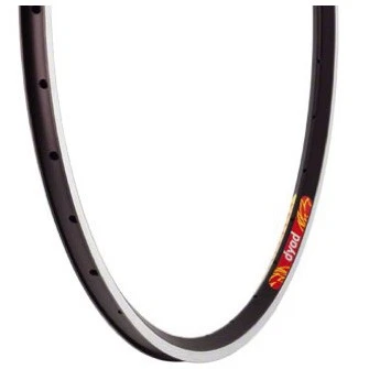 Llanta de aluminio Velocity Dyad MSW 700c - 32H, pared lateral mecanizada para turismo y Foto 1 de 2