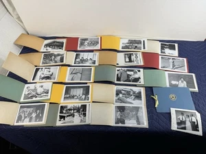 Vintage Album Prints Booklet Black & White Photo Lot Greek Family People Fashion - Picture 1 of 13