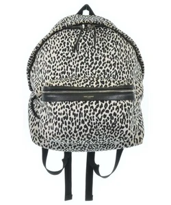 SAINT LAURENT PARIS Backpacks WhitexBlack(Patterned) 2200607038057 - Picture 1 of 9