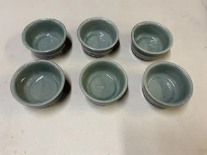 (6) Tonala Jalisco Mexico clay marked “TONALA JAL MEX FM” ramekins or bean bowls - Picture 1 of 7