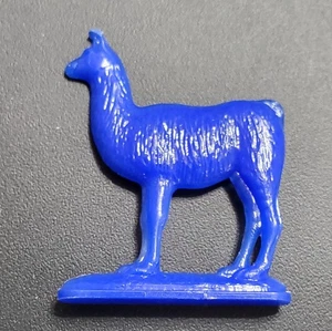 1953 blue ALPACA Alphabet Animal Nosco Type II CRACKER JACK PRIZE Z-1179 - Picture 1 of 2