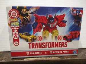 Transformers Crash & Combine Heroes Bumblebee and Optimus Prime Action Figures - Picture 1 of 1