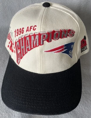 De colección New England Patriots 1996 Campeones de la AFC Deportes Especialidades SnapBack Sombrero NFL Foto 1 de 4