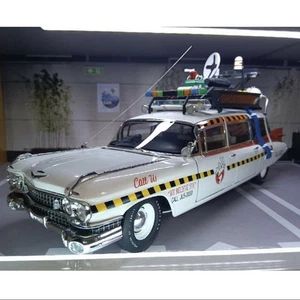 HOT WHEELS X5470 1/18 Cadillac Ghostbusters II ECTO 1A Elite Diecast Model Car - Picture 1 of 10