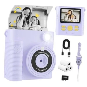 Kids Camera Instant Print, Christmas Birthday Gifts Girls Boys Aged 3-12, HD  - Picture 1 of 7