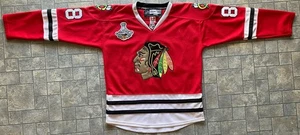 Reebok CCM NHL Hockey Jersey Size 48 2015 Stanley Cup Chicago Blackhawks 88 Kane - Picture 1 of 21