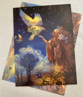 Winged Vision Fantasy Greeting Card Josephine Wall Leanin Tree Vintage - Image 1 of 3