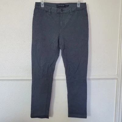 Calvin Klein Pants Womens Sz 8 Gray Tapered Cotton Polyester Elastane Office - Image 1 of 4