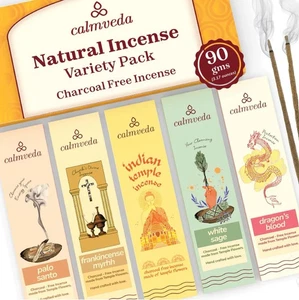 Calmveda Spiritual Journey Räucherstäbchen Variety Pack 5in1 - 60 Stäbchen anthrazitfrei - Bild 1 von 4