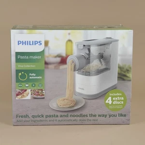 Philips Compact Fresh Pasta Maker HR2370/05 Viva Collection White NEW Sealed!! - Picture 1 of 12