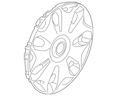 Cubierta de rueda original Ford Transit Connect 2014-2023 DT1Z-1130-C Foto 1 de 4