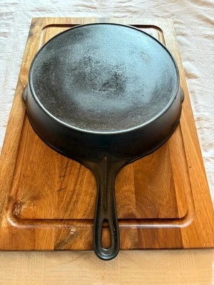 Vintage VOLLRATH  Cast Iron Skillet, No. 8, with Heat Ring-Restored & Seasoned - Image 1 of 4