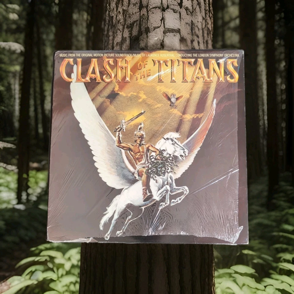 CLASH OF THE TITANS OST 1981 CBS LP Nr Mint Original Shrink Wrap P251 Foto 1 de 4