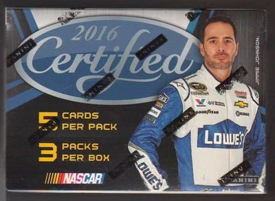 2016 Certified  NASCAR Racing Sealed Blaster Box - 15 Cards - One Auto or Mem - Image 1 of 3