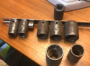 1 SNAP-ON IM200 1/2" Drive 6-Point SAE 5/8" ,5 Cromwell Sockets 6 Pt Plus 2 - Picture 1 of 7