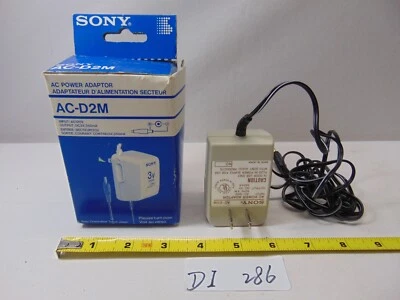 Adaptador de corriente alterna Sony AC-D2M en caja original salida 3V, 350mA 120V Foto 1 de 4