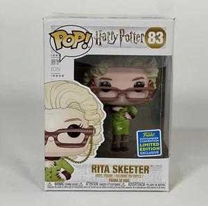 Funko Pop Harry Potter #83 Rita Skeeter 2019 Convención de Verano - Caja Nueva Dañada - Imagen 1 de 18