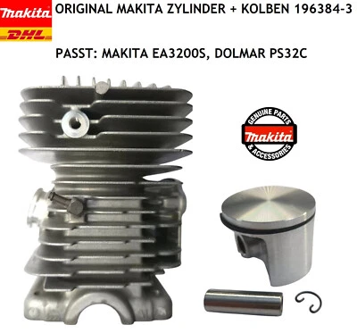 ORIGINAL MAKITA ZYLINDER UND KOLBEN 196384-3 PASST: MAKITA EA3200S, DOLMAR PS32C - Bild 1 von 4