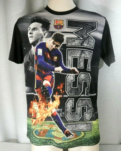 Lionel Messi FC Barcelona Men's M 40" T Shirt FCB Official Merchandise MINT Cover