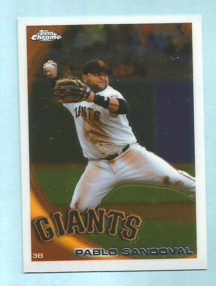 2010 Topps Chrome Baseball Pablo Sandoval #62 San Francisco Giants PACK FRESH! - Image 1 of 1
