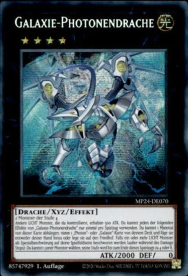 Yu-Gi-Oh MP24 #070 Galaxie-Photonendrache Secret Rare Deutsch - Bild 1 von 2