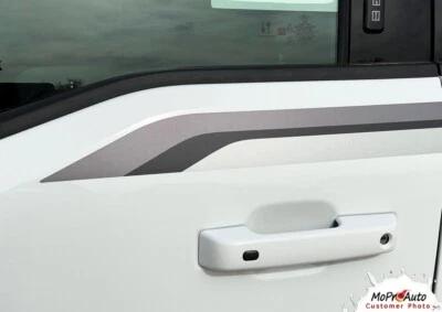 ENFORCER FP700 2021-2024 Ford F-150 Black Side Body Decals Stripes Vinyl Graphic Foto 1 de 4