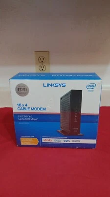 Linksys Docsis 3.0 16x4 Cable Modem Intel CM3016 New & Sealed - Image 1 of 4
