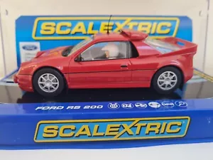 591- Scalextric Superslot FORD RS200 ROJO C3319 collector centre SLOT CAR alfree - Imagen 1 de 4