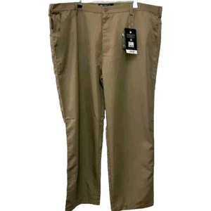 Mountain Warehouse Mens Golf Trousers Khaki W42 L31 Showerproof Teflon Comfort - Picture 1 of 10