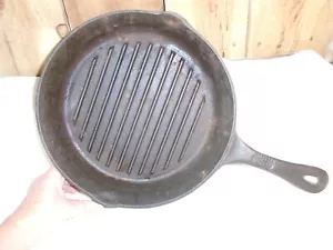 Vintage Benjamin & Medwin Gusseisen 11,5 Zoll Grill Kochpfanne Pfanne Bratpfanne - Bild 1 von 4