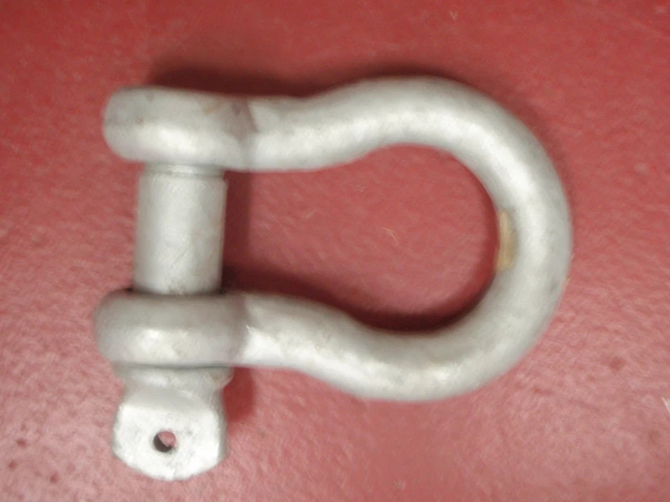 ANCHOR SHACKLE 3/4" BOLT LOAD 7.164 LB BREAK 31.800 LBS 43120 GALVANIZED LARGE - Image 1 of 1